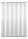 Kit 6 Filtro Plissado Absoluto, 20 Polegadas 0.22 Micras Branco