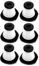 Kit 6 Filtros Hepa para Aspirador de Pó Philco Ph1100 Rapid Turbo Pas02c Pas02v