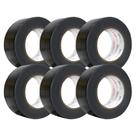 Kit 6 Fita Adesiva Tecido Multiuso SilverTape 48mmX50m Preta