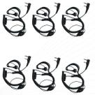 Kit 6 Fone Microfone Baofeng Uhf Para Rádio Uv-16 Plus