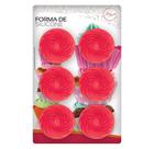 Kit 6 Formas em Silicone Mini Cupcake Bolo Muffin Unyhome