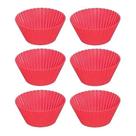 Kit 6 Formas para Cupcake 7x3cm Kit 6 Formas para Cupcake 7x3cm