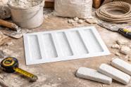 Kit 6 Formas Para Gesso Tijolinho 3D 47x24cm Molde ABS Profissional