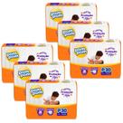 Kit 6 Fraldas Pom Pom Protek Proteção de Mãe Jumbo P com 30un cada
