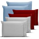 Kit 6 Fronhas Pares 70x50 Ponto Palito Percal 180 fios Aveludado Sortidos