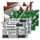 Kit 6 Fronhas Ponto Palito 70cm x 50cm Sortida 180 Fios Estampado Algodão Poliéster