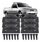 Kit 6 Gancho da Caçamba Ford Courier 1997 a 2013 + Parafuso