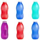 Kit 6 Garrafa de Agua Para Geladeira 2L Com Pegador Várias Cores