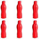 Kit 6 Garrafa Squeeze Garrafinha de Água 1100ml Plástica Academia Livre de BPA Estilo Tupperware ECO Kit 6 Garrafa Squeeze Garrafinha de Água 1100ml Plástica Academia Livre de BPA Estilo Tupperware ECO