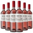 Kit 6 Garrafas Carta Vieja Merlot Rosé Kit 6 Garrafas Carta Vieja Merlot Rosé