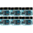 Kit 6 Gel Fixador Capilar Profissional Efeito Aço Alta Fixação E Resistencia Yama 300g