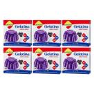 Kit 6 gelatina diet amora vitamina c suco da fruta 10g lowçucar