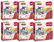 Kit 6 Gelatina Em Pó Sabor Morango Diet Zero Açucar 12g Predilecta