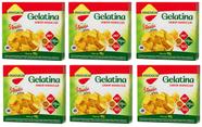 Kit 6 Gelatina Pó Diet C/ Stevia Plus Maracuja Lowçucar 10gr Kit 6 Gelatina Pó Diet C/ Stevia Plus Maracuja Lowçucar 10gr
