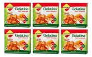 Kit 6 Gelatina Pó Diet C/stevia Plus Tangerina Lowçucar 10gr Kit 6 Gelatina Pó Diet C/stevia Plus Tangerina Lowçucar 10gr
