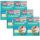 Kit 6 Gelatina Sem Sabor Dr. Oetker Em Envelopes de 12g