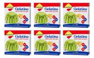 Kit 6 Gelatina Zero Açúcar Limão Siciliano 10g Lowçucar