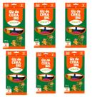 Kit 6 Giz de Cera Big Grande 6 Cores Escolar 10x100mm