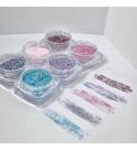 Kit 6 Glitter De Unhas Para Encapsulamento D&z Modelos Varia Kit 6 Glitter De Unhas Para Encapsulamento D&z Modelos Varia