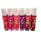 Kit 6 Gloss Brilho Labial Sabor Frutas Kyrav Maquiagem