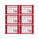 Kit 6 goiabada zero de fruta fresca sem gluten 20g comoamo