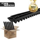Kit 6 Gomo Cremalheira 50cm Motor Portão Deslizante 3m Ppa