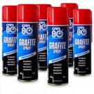 Kit 6 Grafite Spray Lubrificantes Seco Car 80 300ml Kit 6 Grafite Spray Lubrificantes Seco Car 80 300ml