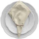 Kit 6 Guardanapos 30cm X 30cm Com Anel Tecido Percal 180 Fios Mesa Posta