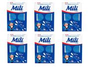 Kit 6 Hastes Flexíveis Mili Care 75 Unidades - Mili
