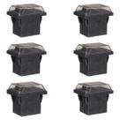 Kit 6 Interruptor De Tecla Bipolar 15A 30223 M2FT2FE3G MG Cor:Preto