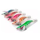 Kit 6 Isca Artificial Zangarilho Escuro 13cm Pesca Lula 24 Fisgas Kit 6 Isca Artificial Zangarilho Escuro 13cm Pesca Lula 24 Fisgas