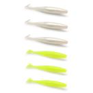 Kit 6 Iscas Artificiais Para Pesca Monster 3X Slow Shad 9cm Kit 6 Iscas Artificiais Para Pesca Monster 3X Slow Shad 9cm