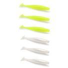 Kit 6 Iscas Artificiais Para Pesca Monster 3X Slow Shad 9cm