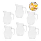 Kit 6 Jarras Retro Vintage 500ml Suco Água Plástico