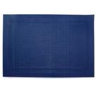 Kit 6 Jogo Americano Mesa Posta Sousplat Moldura Azul