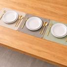 Kit 6 Jogos Americanos Sousplat Mesa Posta 45x30 Elegante Moderno Decorativo Cores Neutras Casa Cozinha
