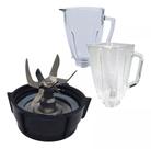 Kit 6 Lâminas Inox Base E Anel Vedação Liquidificador Oster