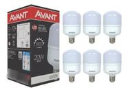 Kit 6 Lampada Led 20w 6500k Biv Avant
