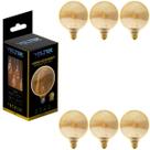 Kit 6 Lâmpada Led Filamento Retrô Borda Flame 4w Biv 2200k Kit 6 Lâmpada Led Filamento Retrô Borda Flame 4w Biv 2200k