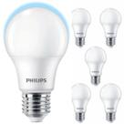 Kit 6 Lâmpada Led Philips Bulbo 9w Equivale 60w Branco Frio Luz Branca 6500k E27 Bivolt Residencial