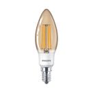 Kit 6 lampada retro filamento led vela 2,7w e14 e27 philips