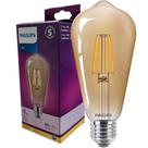 Kit 6 Lampada Retro Filamento Philips ST64 4w Luz Quente 2500K Kit 6 Lampada Retro Filamento Philips ST64 4w Luz Quente 2500K