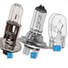 Kit 6 Lâmpadas Halógenas H7 H1 e T10 12V Farol Sinalização