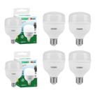 Kit 6 Lâmpadas High Led TKL 50W Taschibra E27 Bivolt
