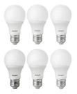 Kit 6 Lâmpadas Led Bulbo 9w Branco Frio Inmetro Avant