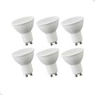 Kit 6 Lâmpadas Led Dicroica GU10 MR16 7W Bivolt 2700K 4000K 6000K LUMINATTI Kit 6 Lâmpadas Led Dicroica GU10 MR16 7W Bivolt 2700K 4000K 6000K LUMINATTI