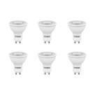 Kit 6 Lâmpadas Led Dicroica Mr16 TDL 7W Taschibra Bivolt
