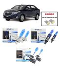 Kit 6 Lampadas Super Brancas Farol Alto/Baixo/Milha Modelo H7 H1 H27 GM Novo Cobalt ano 2015 a 2020 Kit 6 Lampadas Super Brancas Farol Alto/Baixo/Milha Modelo H7 H1 H27 GM Novo Cobalt ano 2015 a 2020
