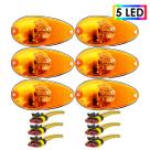 KIT 6 Lanterna Lateral Ônibus Dupla Função 5 Led BIVOLT +Conector KIT 6 Lanterna Lateral Ônibus Dupla Função 5 Led BIVOLT +Conector