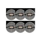 Kit 6 Lanternas Lateral 85mm Lantersul Cristal Sem Conector Kit 6 Lanternas Lateral 85mm Lantersul Cristal Sem Conector